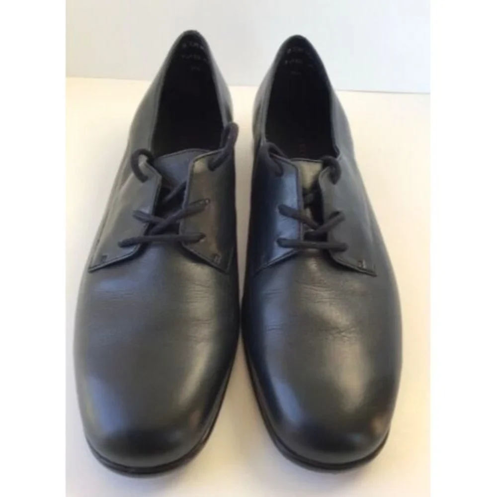 TROTTERS Women's Leather Lace Up Shoes, Deep Navy Blue (Size 9.5 N) - Picture 7 of 11